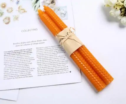 2pcs Nordic Beeswax Candles: Natural Handmade for every occasion